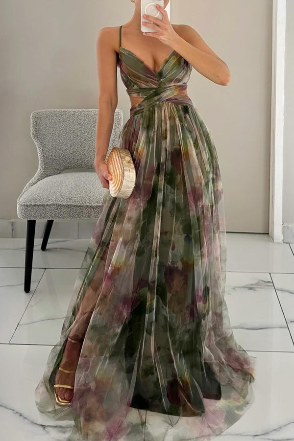 Alina – Abito Lungo Elegante e Fluttuante