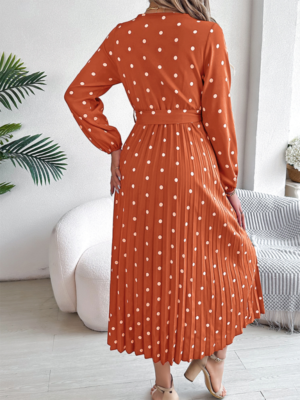 Beatrice – Vestito a Pois con Eleganza Retro